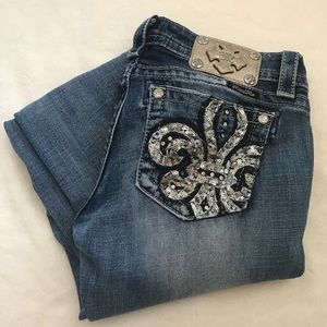 Miss me signature straight leg jeans